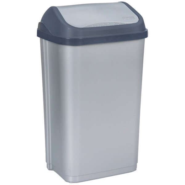 keeeper Abfalleimer "swantje", 50 Liter, graphite silber