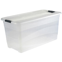 keeeper Aufbewahrungsbox "cornelia", 83 Liter, transparent