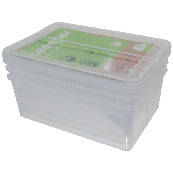 keeeper Aufbewahrungsboxen-Set "bea", 8-teilig, PP