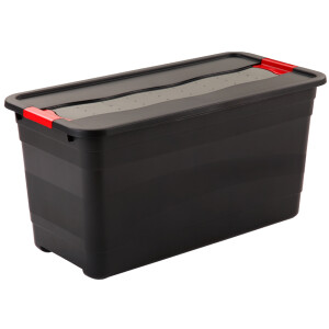 keeeper Aufbewahrungsbox "eckhart", 83 Liter, graphite rot