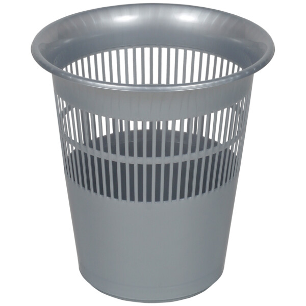 keeeper Papierkorb "jasper", aus PP, silber