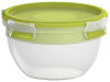 emsa Salatbox CLIP & GO, 1,0 Liter, transparent grün