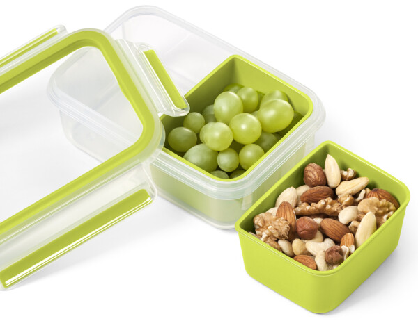 emsa Snackbox CLIP & GO, 0,55 Liter, transparent grün
