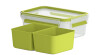 emsa Snackbox CLIP & GO, 1,0 Liter, transparent grün