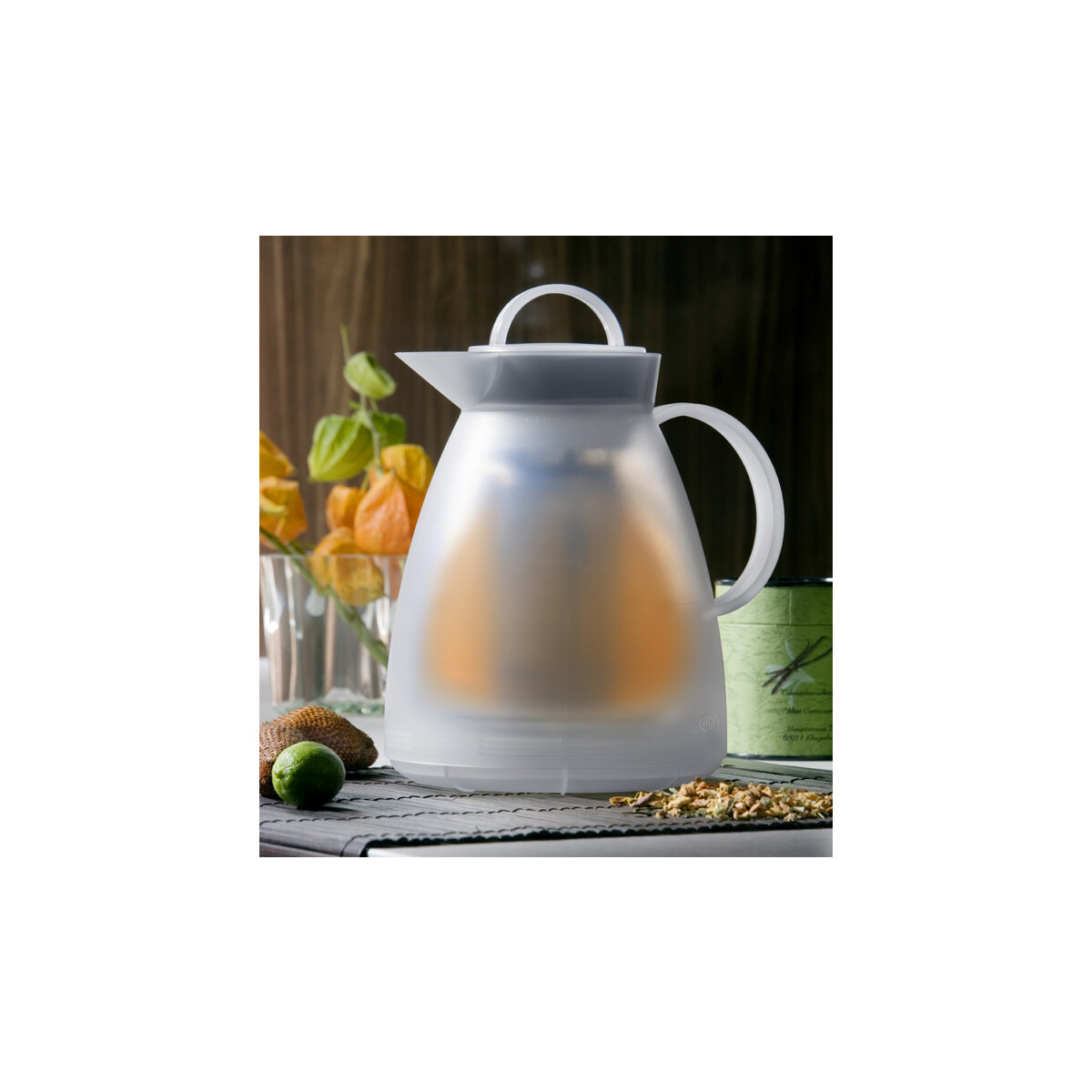 alfi Tee-Isolierkanne DAN TEA, 1,0 Liter, weiß