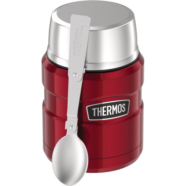 THERMOS Speisegef&auml;&szlig; STAINLESS KING, 0,47 Liter, rot
