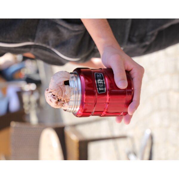 THERMOS Speisegef&auml;&szlig; STAINLESS KING, 0,47 Liter, rot
