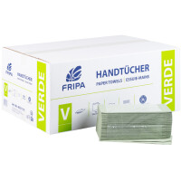 Fripa Handtuchpapier VERDE, 250 x 230 mm, V-Falz, grün