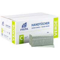 Fripa Handtuchpapier VERDE, 250 x 230 mm, V-Falz, grün