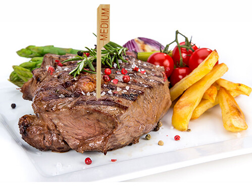 PAPSTAR Steak-Marker "RARE", Länge: 90 mm