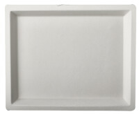 PAPSTAR Zuckerrohr-Teller "pure", eckig, 140 x...