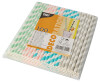 PAPSTAR Papier-Trinkhalm "Stripes", 200 mm, farbig sortiert
