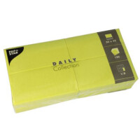 PAPSTAR Bistro-Servietten, 320 x 320 mm, 3-lagig, limonen-