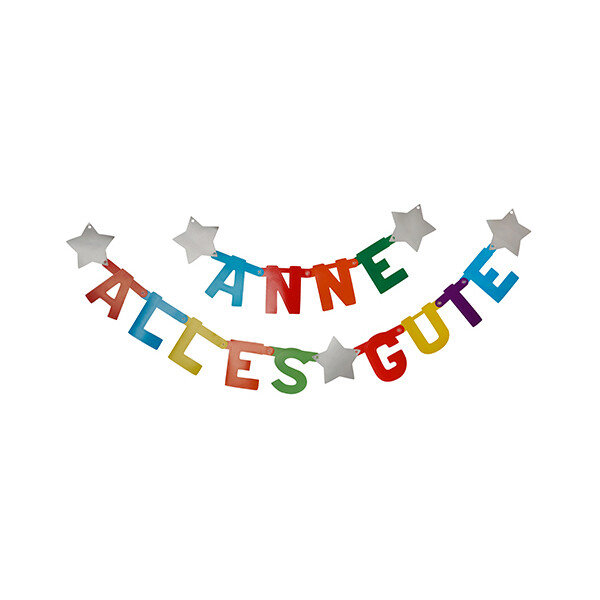 PAPSTAR Girlanden-Kette, individualisierbar