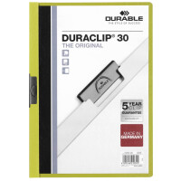 DURABLE Klemmhefter DURACLIP ORIGINAL 30, DIN A4, petrol