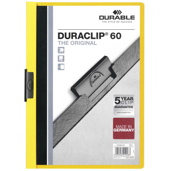DURABLE Klemmhefter DURACLIP ORIGINAL 60, DIN A4, dunkelblau