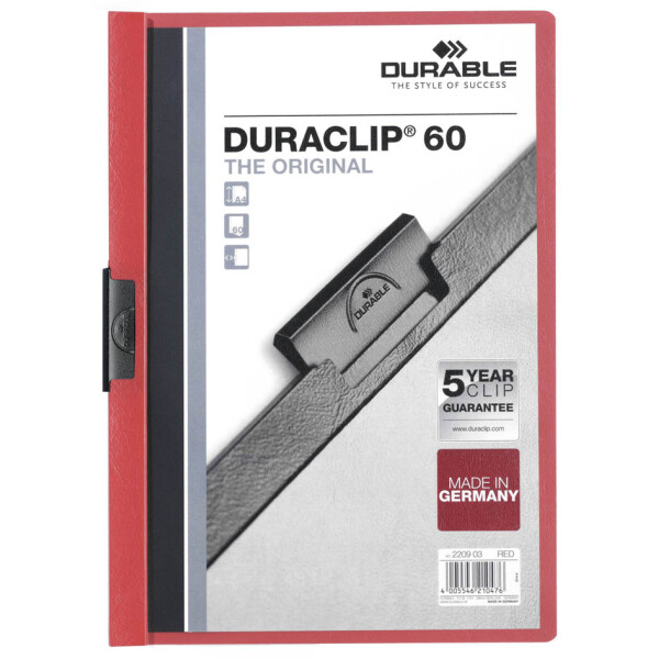 DURABLE Klemmhefter DURACLIP ORIGINAL 60, DIN A4, dunkelblau