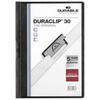 DURABLE Klemmhefter DURACLIP ORIGINAL 30, DIN A4, hellblau