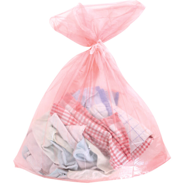 HYGOSTAR Wäschebeutel PROTECT, wasserlöslich, 60 Liter, rot