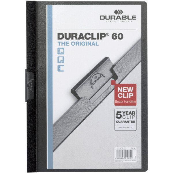 DURABLE Klemmhefter DURACLIP ORIGINAL 60, DIN A4, grau