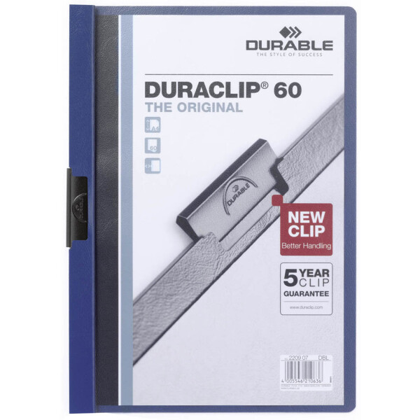 DURABLE Klemmhefter DURACLIP ORIGINAL 60, DIN A4, grau