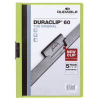 DURABLE Klemmhefter DURACLIP ORIGINAL 60, DIN A4, grau
