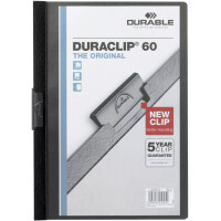 DURABLE Klemmhefter DURACLIP ORIGINAL 60, DIN A4, grau