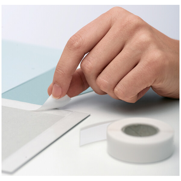 HERMA doppelseitiges Klebeband, weiß, 12,5 mm x 50 m