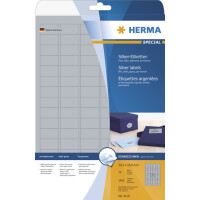 HERMA SPECIAL Folien-Etiketten, 96 x 50,8 mm, silber