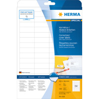 HERMA Korrektur- Abdeck-Etiketten SPECIAL, 48,3 x 16,9 mm