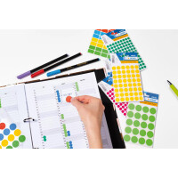 HERMA Markierungspunkte, Durchmesser: 8 mm, blau