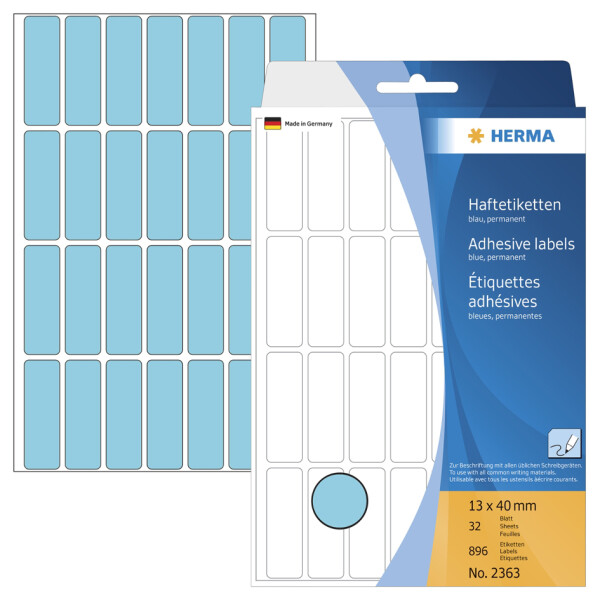 HERMA Vielzweck-Etiketten, 12 x 18 mm, gelb, Gro&szlig;packung