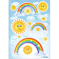 HERMA Sticker MAGIC "Notenschlüssel", Jewel