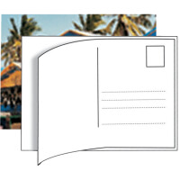 HERMA Postkartenetiketten, 95 x 145 mm, weiß