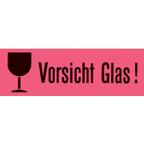 HERMA Hinweisetiketten "Vorsicht Glas", 39 x...
