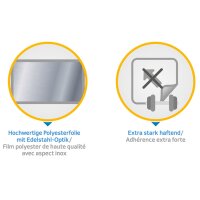 HERMA Typenschild-Etiketten SPECIAL, 96 x 50,8 mm, silber