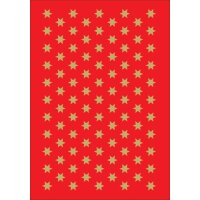 HERMA Weihnachts-Sticker DECOR "Sterne", 16 mm, gold