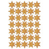 HERMA Weihnachts-Sticker DECOR "Sterne", gold, beglimmert