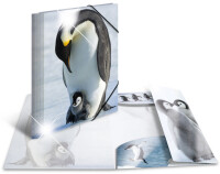 HERMA Eckspannermappe "Pinguine", PP Glossy, DIN A3