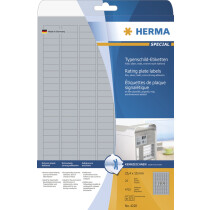 HERMA Typenschild-Etiketten SPECIAL, 63,5 x 29,6 mm, silber