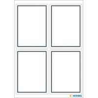 HERMA Buchetiketten, graue Randgestaltung, 40 x 55 mm