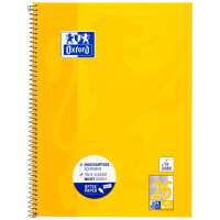 Oxford Collegeblock, DIN A4+, blanko, 80 Blatt, orange