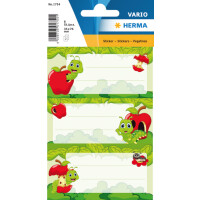 HERMA Buchetiketten "Blumengesichter", 76 x 35 mm