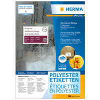 HERMA Polyester-Etiketten SPECIAL, 190 x 135 mm, weiß