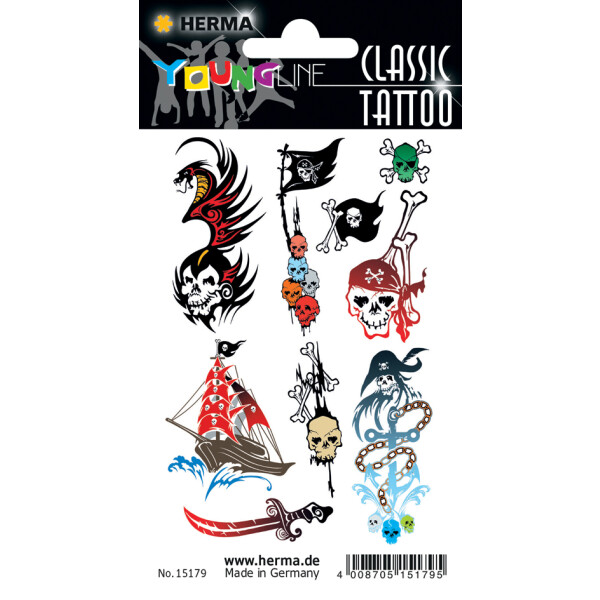 HERMA Tattoo CLASSIC "Colour Pirats"