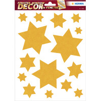 HERMA Weihnachts-Fensterbild "Sterne", silber