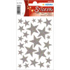 HERMA Weihnachts-Sticker MAGIC "Sterne silber", glittery