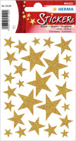 HERMA Weihnachts-Sticker MAGIC "Sterne gold",...