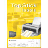 TOP STICK Universal-Etiketten, 105 x 74 mm, weiß, 100 Blatt