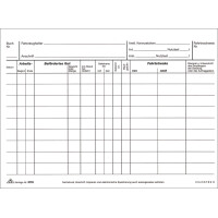 RNK Verlag Fahrtenbuch LKW, DIN A5 quer, 2 x 25 Blatt, SD